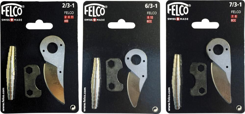 Felco Ersatzteilsatz Klinge Feder und Stellschlüssel 2/3 Produktbild Felco Ersatzteilsatz Klinge Feder und Stellschlüssel 2/3