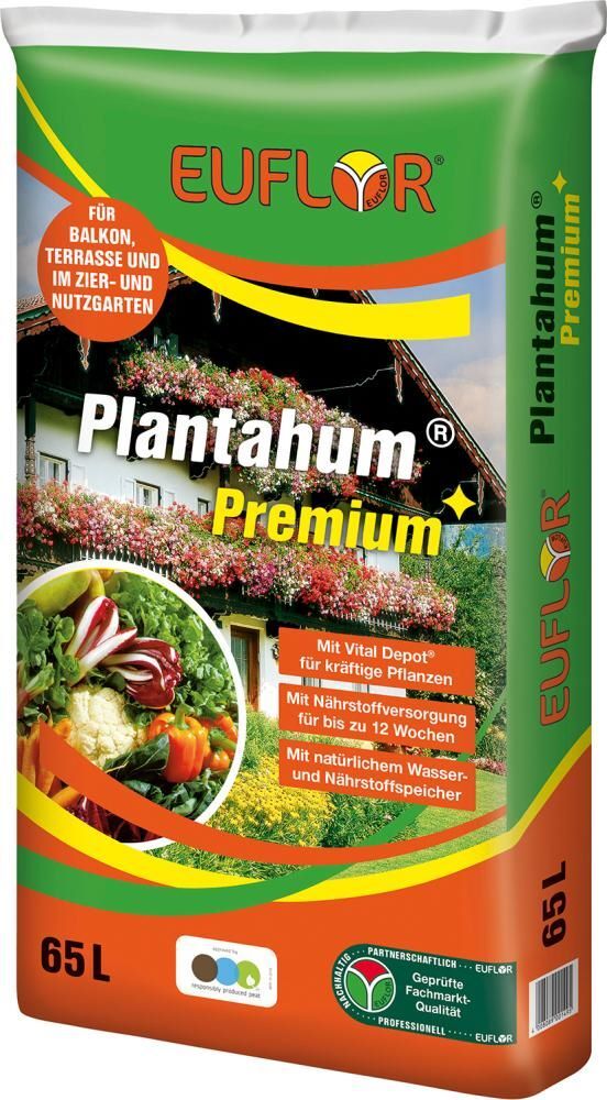 Euflor Plantahum Pflanzerde Premium torffrei 65 Liter Produktbild Euflor Plantahum Pflanzerde Premium torffrei 65 Liter