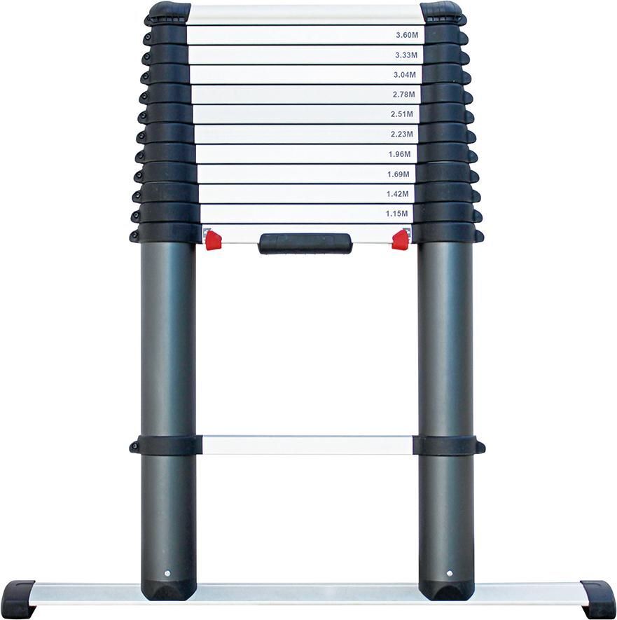 EZSTEP Teleskopleiter Länge 380 cm DIN EN131-6 Produktbild EZSTEP Teleskopleiter Länge 380 cm DIN EN131-6