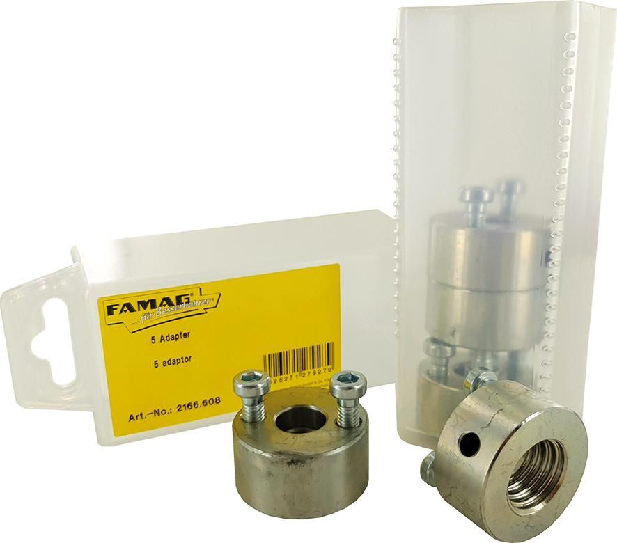 Famag Adapter Satz für PAROLI Lochsäge 5 Stück Produktbild Famag Adapter Satz für PAROLI Lochsäge 5 Stück