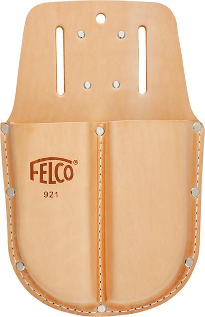 Felco Doppel Holster mit 2 Fächern nebeneinander aus Leder Produktbild Felco Doppel Holster mit 2 Fächern nebeneinander aus Leder