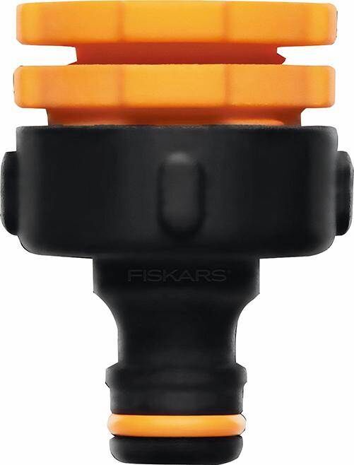 Fiskars Hahnverbinder Multi mit 3 Gewindegrößen 1027051 Produktbild Fiskars Hahnverbinder Multi mit 3 Gewindegrößen 1027051
