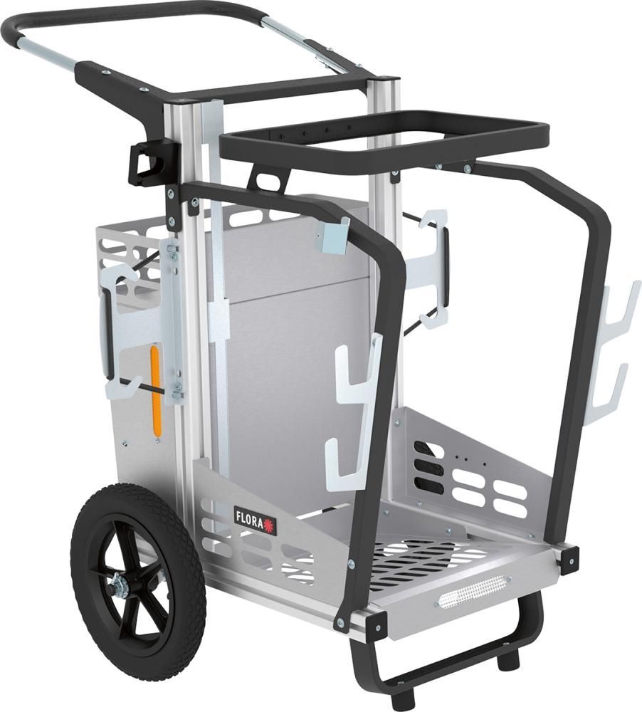 Flora Handwagen Picobello Compact feste Müllsackhalterung Produktbild Flora Handwagen Picobello Compact feste Müllsackhalterung
