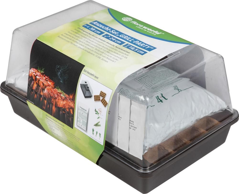 Floraworld Anzucht Set GRILL PARTY comfort Produktbild Floraworld Anzucht Set GRILL PARTY comfort