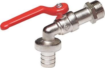 Floraworld Auslauf Kugelhahn AG D 1/2 Zoll Tülle 1/2 Zoll mit Absperrhebel Produktbild Floraworld Auslauf Kugelhahn AG D 1/2 Zoll Tülle 1/2 Zoll mit Absperrhebel