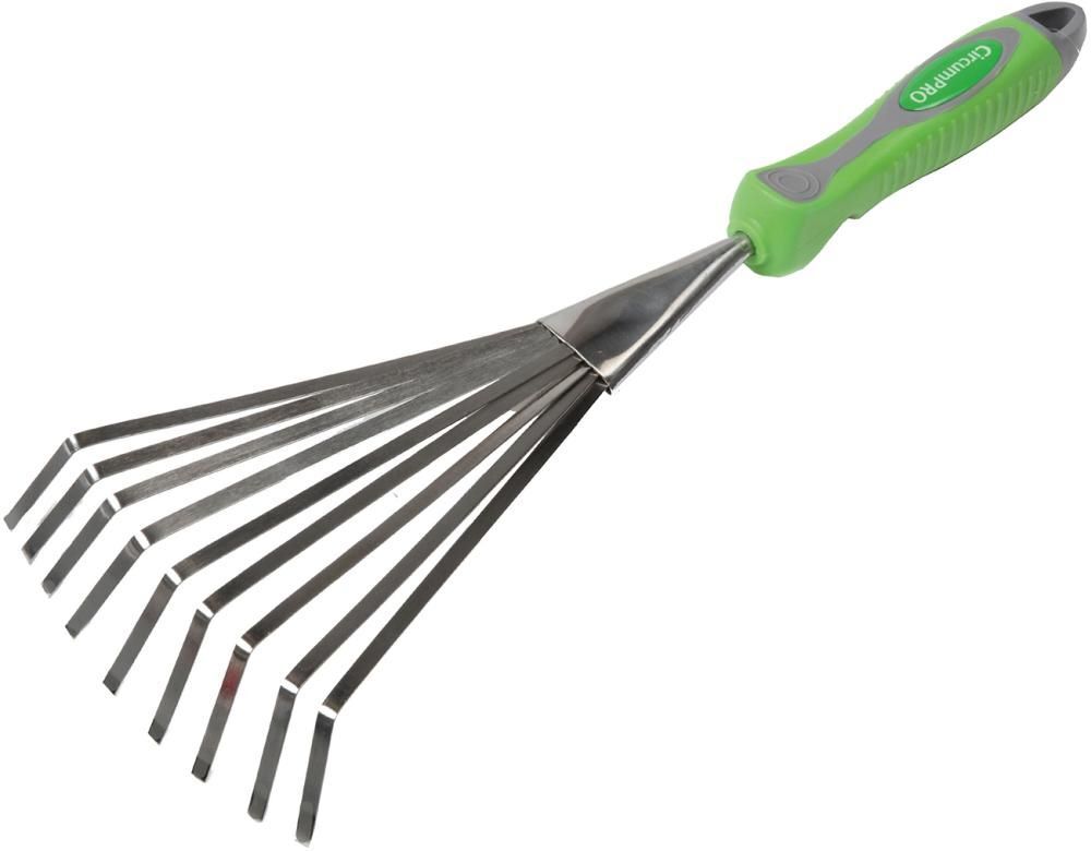 Floraworld Fächerbesen Edelstahl Ergo-Griff Länge 390 mm Produktbild Floraworld Fächerbesen Edelstahl Ergo-Griff Länge 390 mm