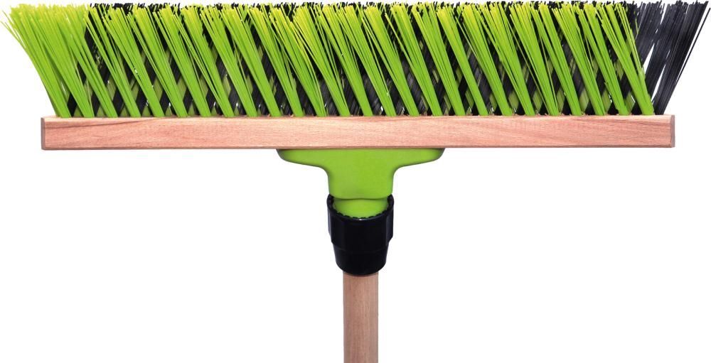 Floraworld Garten und Straßenbesen PVC X Borsten Elaston 40 cm mit Stiel Produktbild Floraworld Garten und Straßenbesen PVC X Borsten Elaston 40 cm mit Stiel
