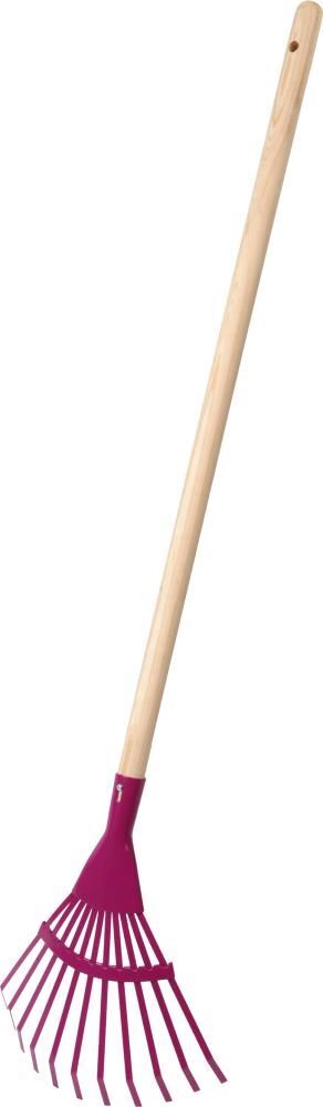 Floraworld Kinder Fächerbesen mit Stiel 11 Zinken Produktbild Floraworld Kinder Fächerbesen mit Stiel 11 Zinken
