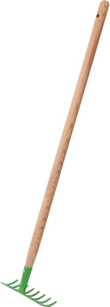 Floraworld Kinder Rechen mit Stiel 75 cm 8 Zinken Produktbild Floraworld Kinder Rechen mit Stiel 75 cm 8 Zinken