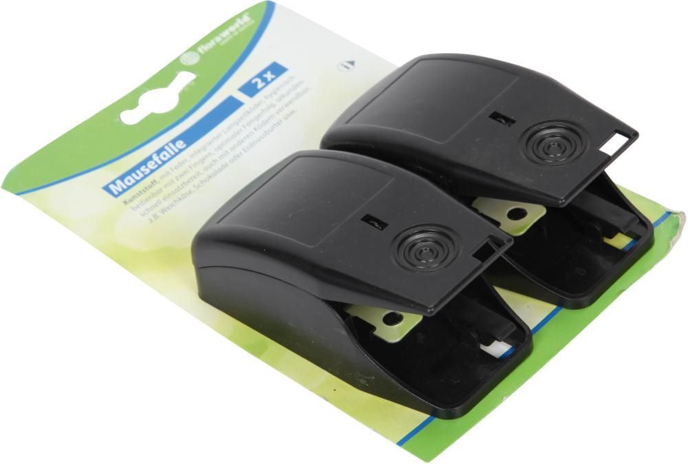 Floraworld Kunststoff Mausefalle Comfort 2er Pack Produktbild Floraworld Kunststoff Mausefalle Comfort 2er Pack