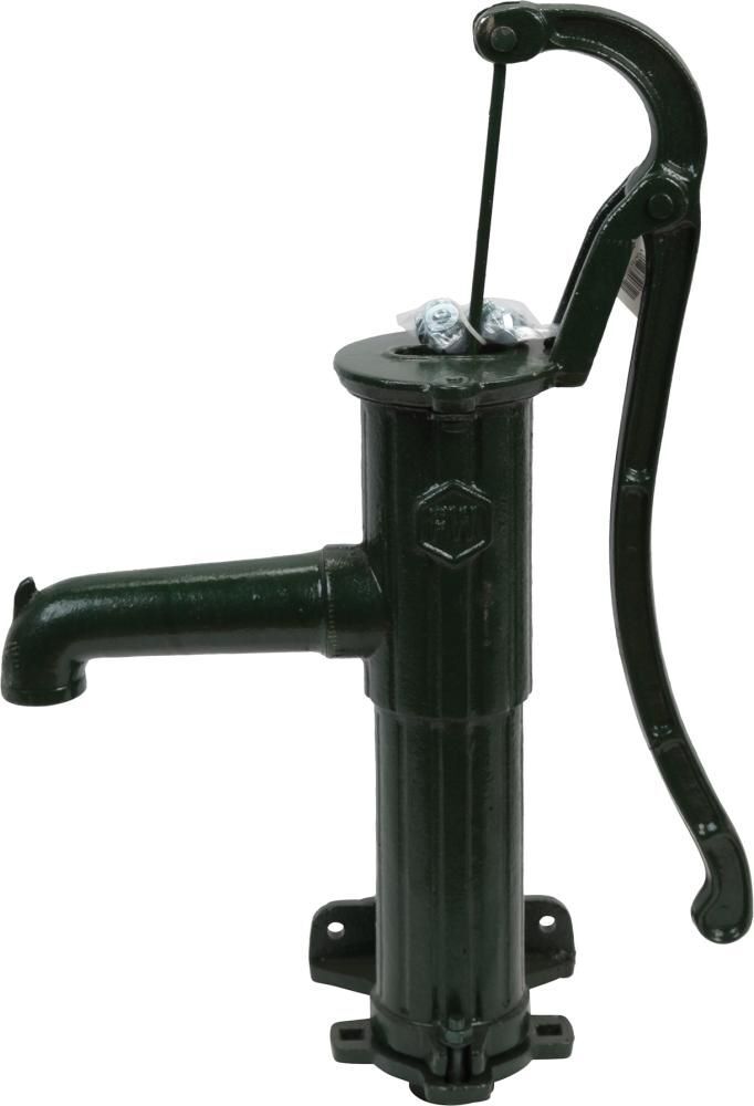 Floraworld Schwengelpumpe Typ 75 mit Seitenflansch grün Produktbild Floraworld Schwengelpumpe Typ 75 mit Seitenflansch grün
