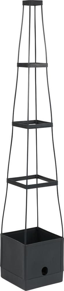 Floraworld Tomatenpflanzturm mit Kasten 150 cm anthrazit Produktbild Floraworld Tomatenpflanzturm mit Kasten 150 cm anthrazit