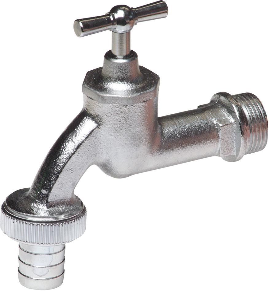 Floraworld Wasserhahn Messing AG D 1/2 Zoll Tülle 1/2 Zoll mit Auslauftülle Produktbild Floraworld Wasserhahn Messing AG D 1/2 Zoll Tülle 1/2 Zoll mit Auslauftülle