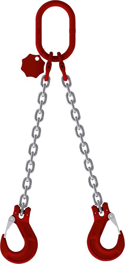 Force Ketten Kettengehänge verzinkt 2 Stränge 2m Tragkraft 45-60 2t Produktbild Force Ketten Kettengehänge verzinkt 2 Stränge 2m Tragkraft 45-60 2t