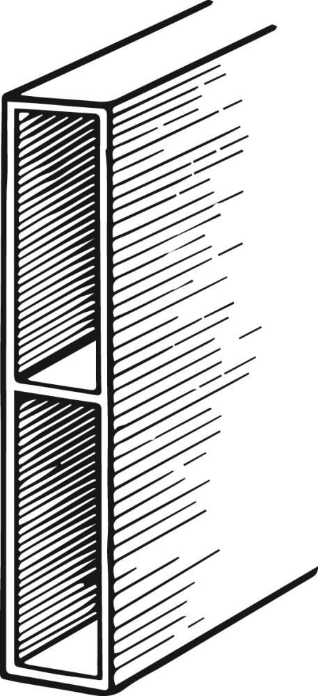 Fortis Abziehlatte 220 Aluminium 100 x 18 mm 5,0 Meter Bauqualität Produktbild Fortis Abziehlatte 220 Aluminium 100 x 18 mm 5,0 Meter Bauqualität bild 2