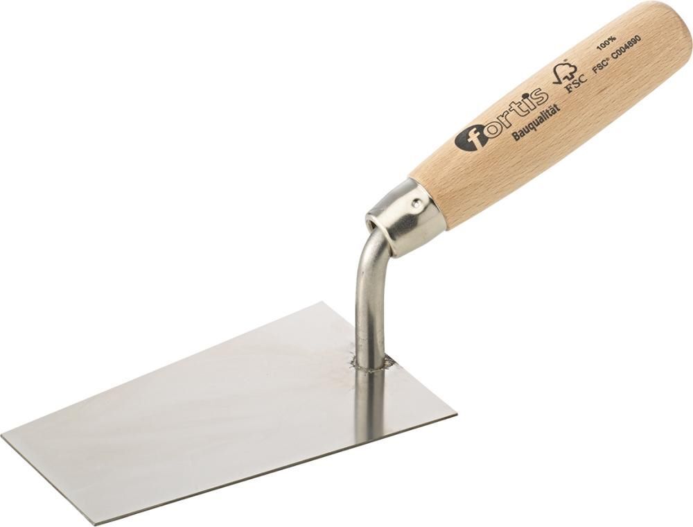 Fortis Berner Putzkelle 120 mm Schmiermännchen Bauqualität rostfrei Produktbild Fortis Berner Putzkelle 120 mm Schmiermännchen Bauqualität rostfrei