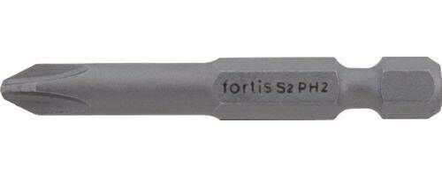 Fortis Bit 1/4 Zoll DIN3126 E6,3 Kreuzschlitz PH2 x 50 mm Box mit 10 Stück Fortis Bit 1/4 Zoll DIN3126 E6,3 Kreuzschlitz PH2 x 50 mm Box mit 10 Stück