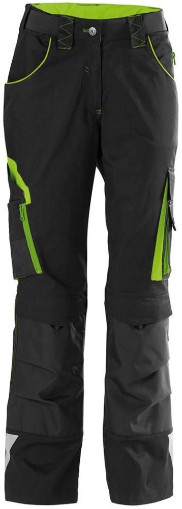 Fortis Bundhose 24 Damen schwarz limegreen Gr. 36 Produktbild Fortis Bundhose 24 Damen schwarz limegreen Gr. 36