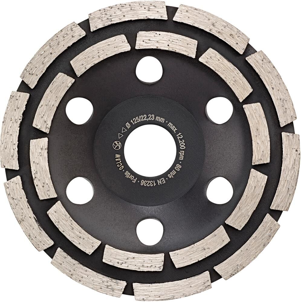 Fortis Diamant Schleifteller Power Turbo 125 mm einreihiges Turbosegment Produktbild Fortis Diamant Schleifteller Power Turbo 125 mm einreihiges Turbosegment