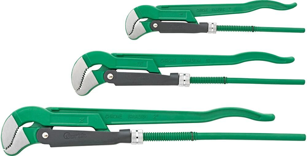 Fortis  Eckrohrzangen Satz 3 Teile 1-1,5-2 Zoll Produktbild Fortis  Eckrohrzangen Satz 3 Teile 1-1,5-2 Zoll