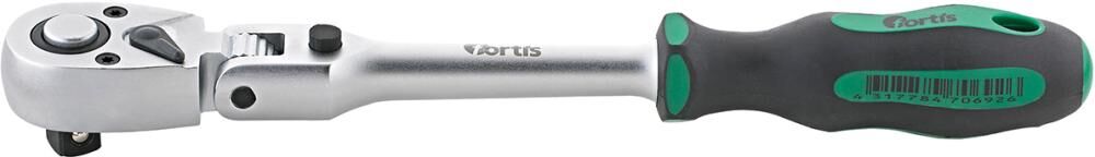 Fortis Gelenk Umschaltknarre 1/2 Zoll 290 mm 72 Zähne Produktbild Fortis Gelenk Umschaltknarre 1/2 Zoll 290 mm 72 Zähne