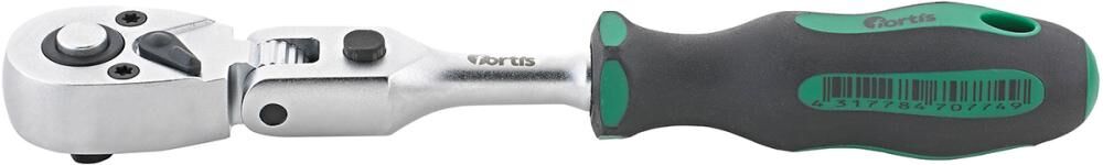 Fortis Gelenk Umschaltknarre 1/4 Zoll 160 mm 72 Zähne Produktbild Fortis Gelenk Umschaltknarre 1/4 Zoll 160 mm 72 Zähne
