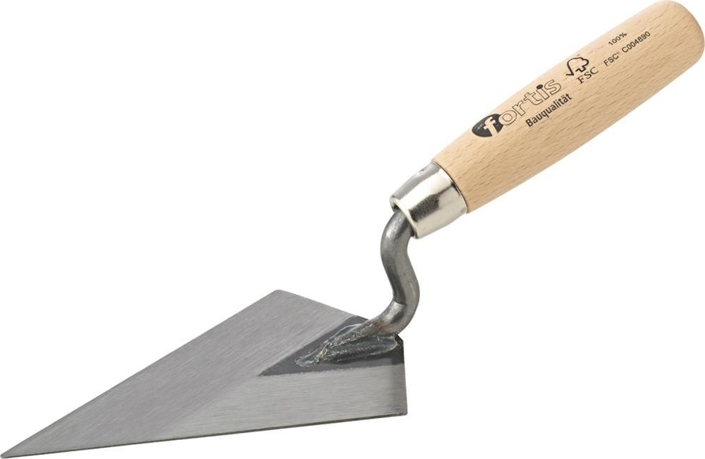 Fortis Hamburger Putzkelle 140 mm Spitzkelle Bauqualität Produktbild Fortis Hamburger Putzkelle 140 mm Spitzkelle Bauqualität