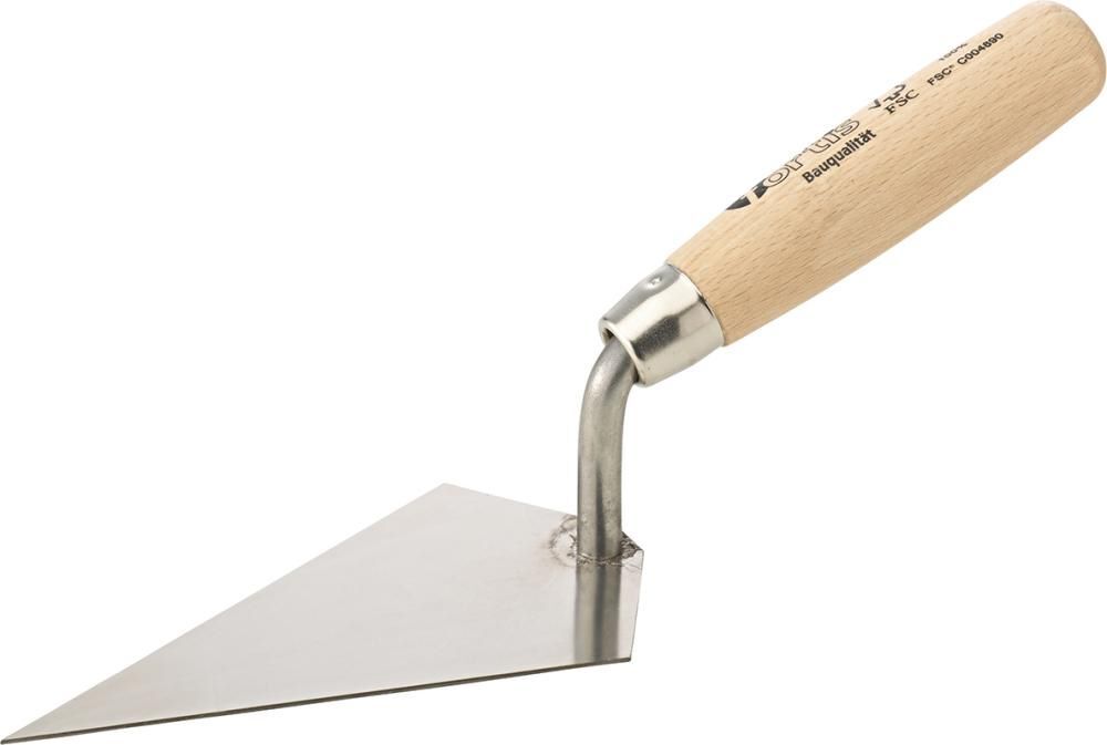 Fortis Hamburger Putzkelle 140 mm Spitzkelle Bauqualität rostfrei Produktbild Fortis Hamburger Putzkelle 140 mm Spitzkelle Bauqualität rostfrei
