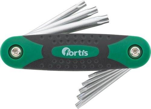 Fortis Handklapphalter Winkelschraubendreher Torx T8 bis T40 Produktbild Fortis Handklapphalter Winkelschraubendreher Torx T8 bis T40