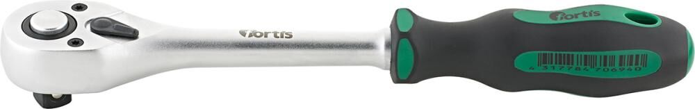 Fortis Hebel Umschaltknarre 1/2 Zoll 265 mm 72 Zähne Produktbild Fortis Hebel Umschaltknarre 1/2 Zoll 265 mm 72 Zähne