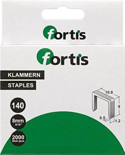 Fortis Heftklammer Typ 140 14 mm Pack mit 2000 Stück Produktbild Fortis Heftklammer Typ 140 14 mm Pack mit 2000 Stück bild 2