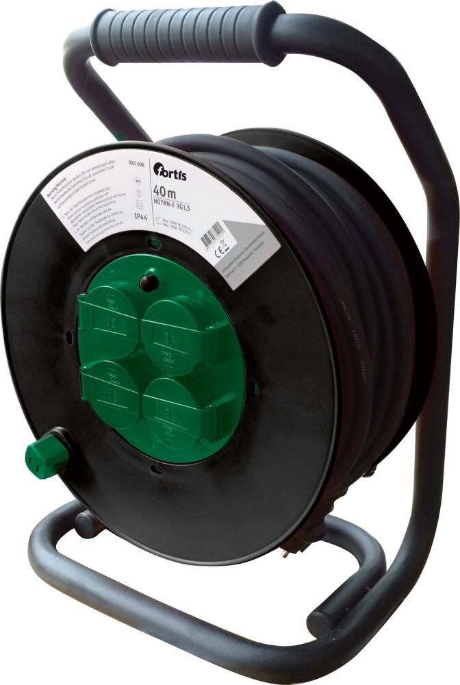 Fortis  Kabeltrommel Kunststoff H07RN-F3G1,5 40 Meter Produktbild Fortis  Kabeltrommel Kunststoff H07RN-F3G1,5 40 Meter