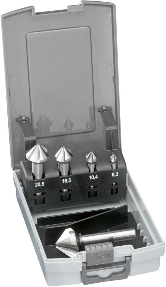 Fortis Kegelsenkesatz r D335C HSS 90G 5 Teile Fortis Kegelsenkesatz r D335C HSS 90G 5 Teile