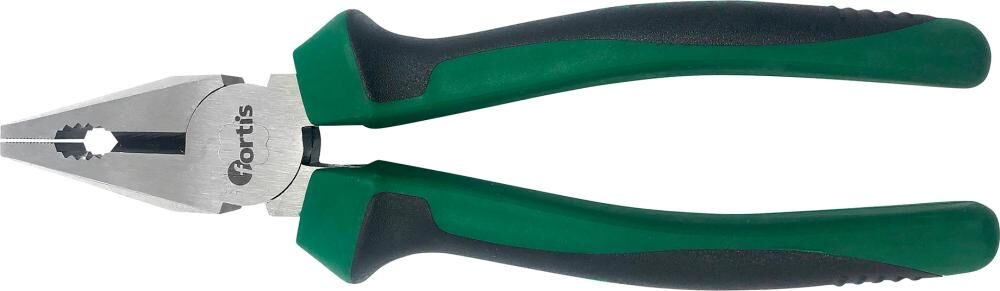 Fortis Kombizange poliert 180 mm mit Mehrkomponenten KU-Griff