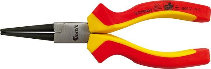 Fortis  Langbeckzange VDE 160 mm runde Backen Produktbild Fortis  Langbeckzange VDE 160 mm runde Backen
