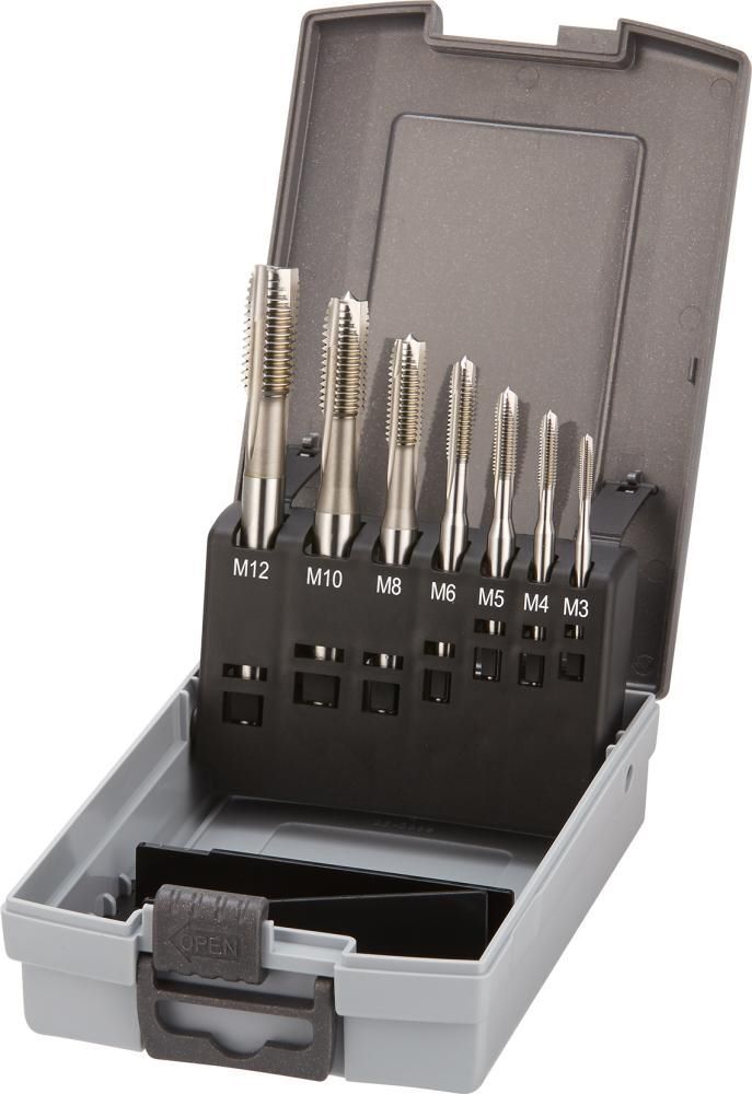 FORTIS Maschinengewindebohrer Set HSSE DIN371/376 Form B M3-M12 FORTIS Maschinengewindebohrer Set HSSE DIN371/376 Form B M3-M12