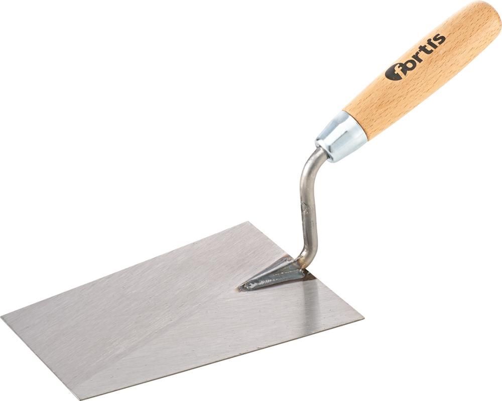 Fortis Maurerkelle 180 mm mit geradem Hals Produktbild Fortis Maurerkelle 180 mm mit geradem Hals