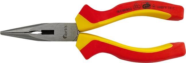 Fortis  Radiozange VDE gerade 160 mm Produktbild Fortis  Radiozange VDE gerade 160 mm