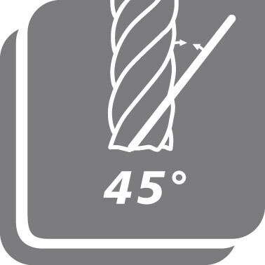 Fortis Schaftfräser extralang VHM AlTiN+ Z6 45Grad 20mm Produktbild Fortis Schaftfräser extralang VHM AlTiN+ Z6 45Grad 20mm bild 5