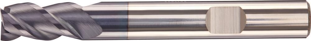 FORTIS Schaftfräser Durchmesser 20,0mm VHM AlTiN+ Z3 45Grad Schaft HB