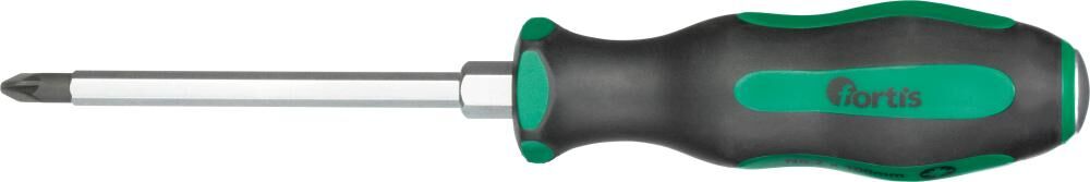 Fortis  Schraubendreher mit Schlagkappe PZ2x100 mm Produktbild Fortis  Schraubendreher mit Schlagkappe PZ2x100 mm