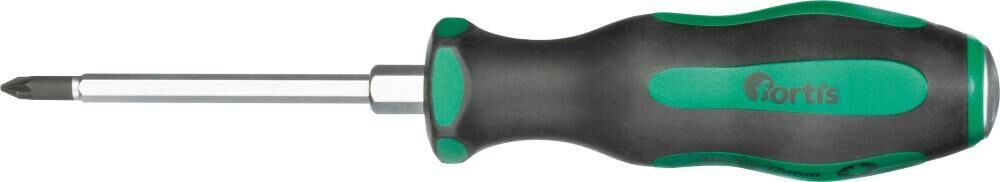 Fortis  Schraubendreher mit Schlagkappe PZ1x 80 mm