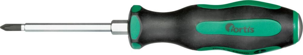 Fortis  Schraubendreher mit Schlagkappe PH1x 75 mm Produktbild Fortis  Schraubendreher mit Schlagkappe PH1x 75 mm