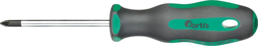 Fortis  Schraubendreher für Kreuzschlitz PZ1x 75 mm Produktbild Fortis  Schraubendreher für Kreuzschlitz PZ1x 75 mm