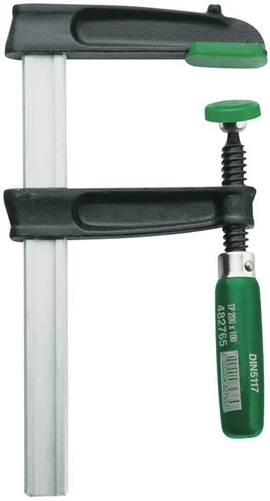 Fortis Schraubzwinge Temperguss 200 x 50 mm DIN Produktbild Fortis Schraubzwinge Temperguss 200 x 50 mm DIN