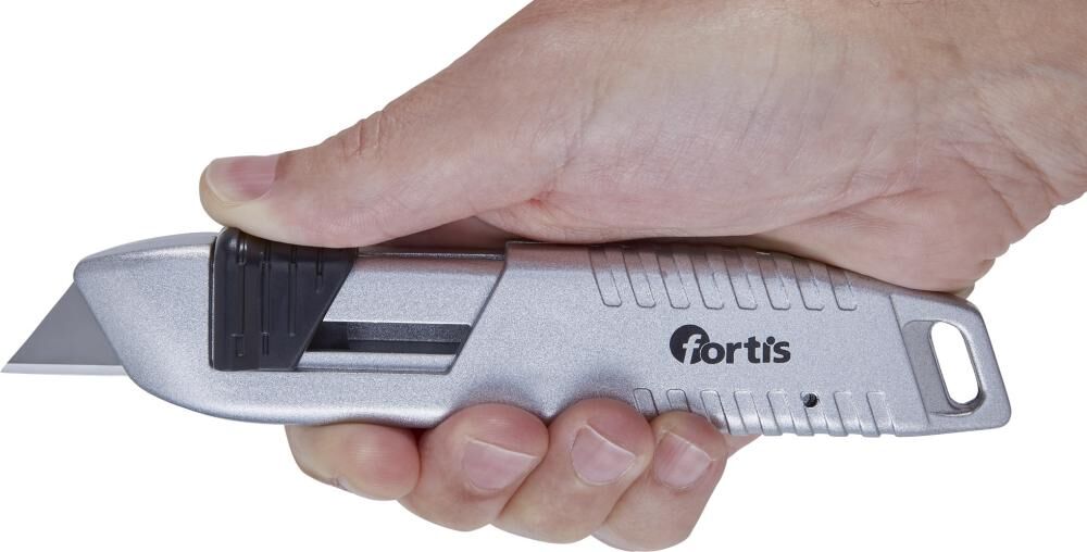 Fortis  Sicherheitsmesser Alu mit 1 Trapezklinge Produktbild Fortis  Sicherheitsmesser Alu mit 1 Trapezklinge bild 3