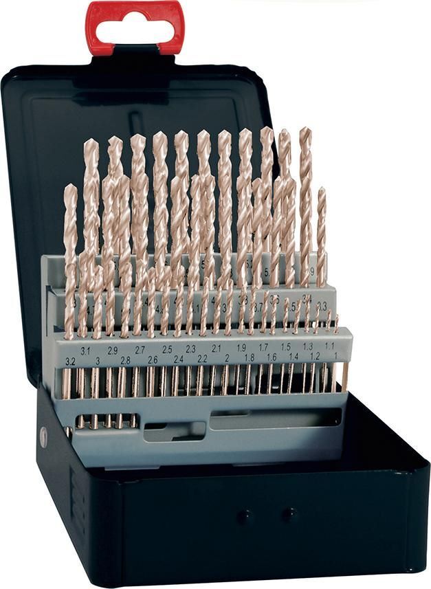 Produktbild FORTIS Spiralbohrer Set DIN338 HSS geschliffen Typ N 1 bis 5,9 mm