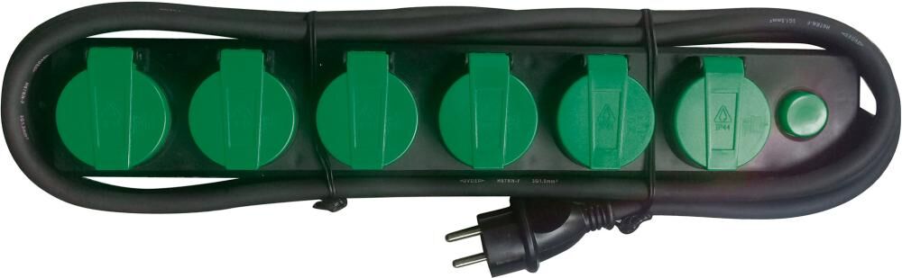 Fortis Steckdosenleiste 6 Steckdosen H07RN-F3G1,5 3 Meter Produktbild Fortis Steckdosenleiste 6 Steckdosen H07RN-F3G1,5 3 Meter