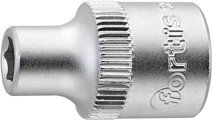Fortis Steckschlüssel Einsatz sechskant 3/8 Zoll 22 mm Produktbild Fortis Steckschlüssel Einsatz sechskant 3/8 Zoll 22 mm
