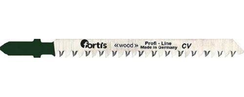 Fortis Stichsägeblatt Holz CV GL100/VL75 mm Pack mit 5 Stück Fortis Stichsägeblatt Holz CV GL100/VL75 mm Pack mit 5 Stück